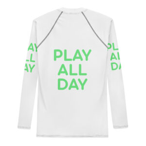 Alternative view of Men's Rash Guard "PLAY ALL DAY"