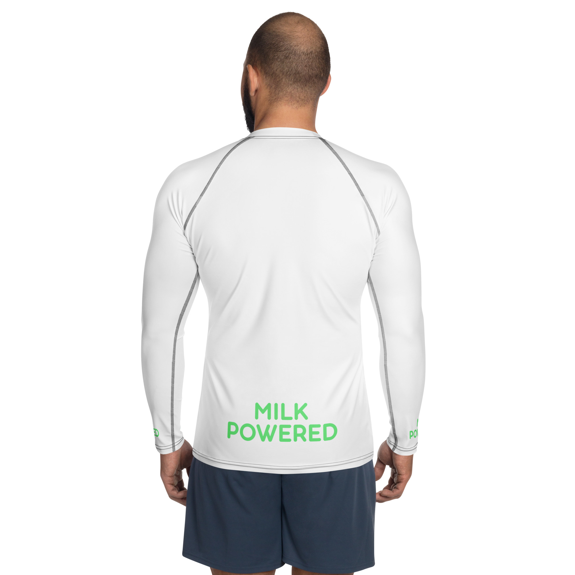 Men's Rash Guard "MILK POWERED" - Image 14
