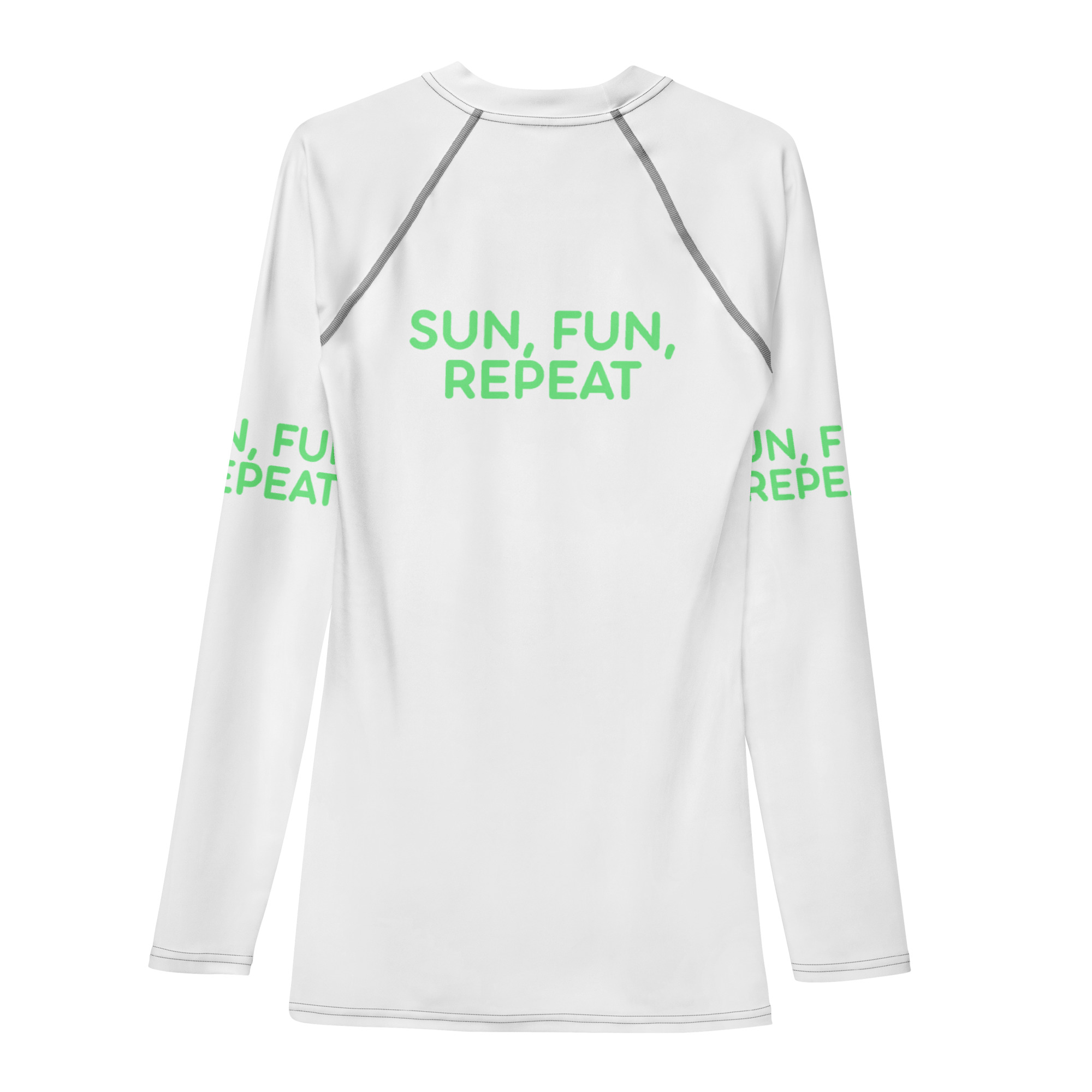 Men's Rash Guard "SUN, FUN, REPEAT" - Image 4