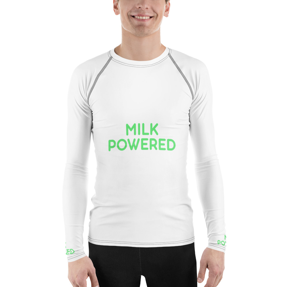 Men's Rash Guard "MILK POWERED" - Image 9