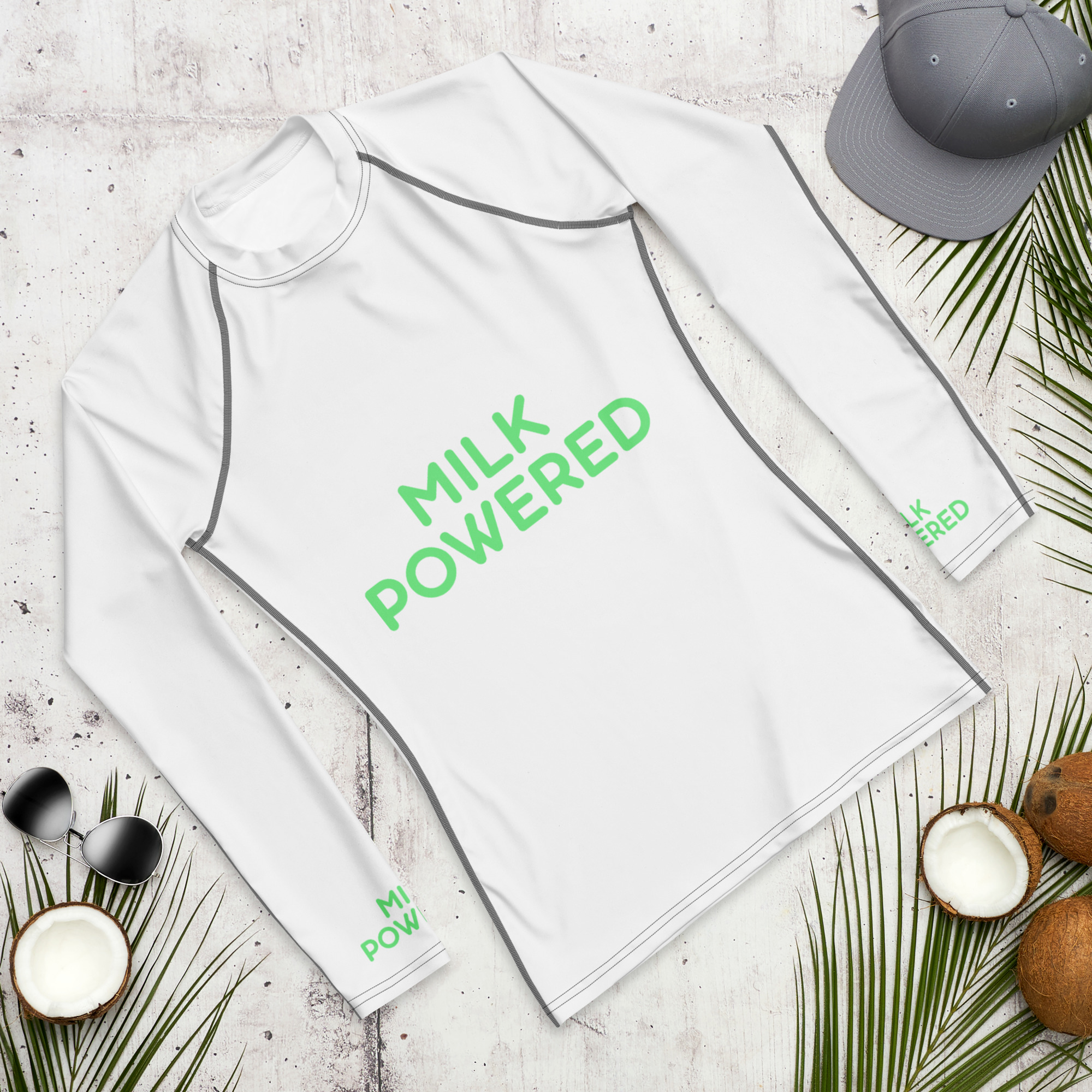 Men's Rash Guard "MILK POWERED" - Image 5