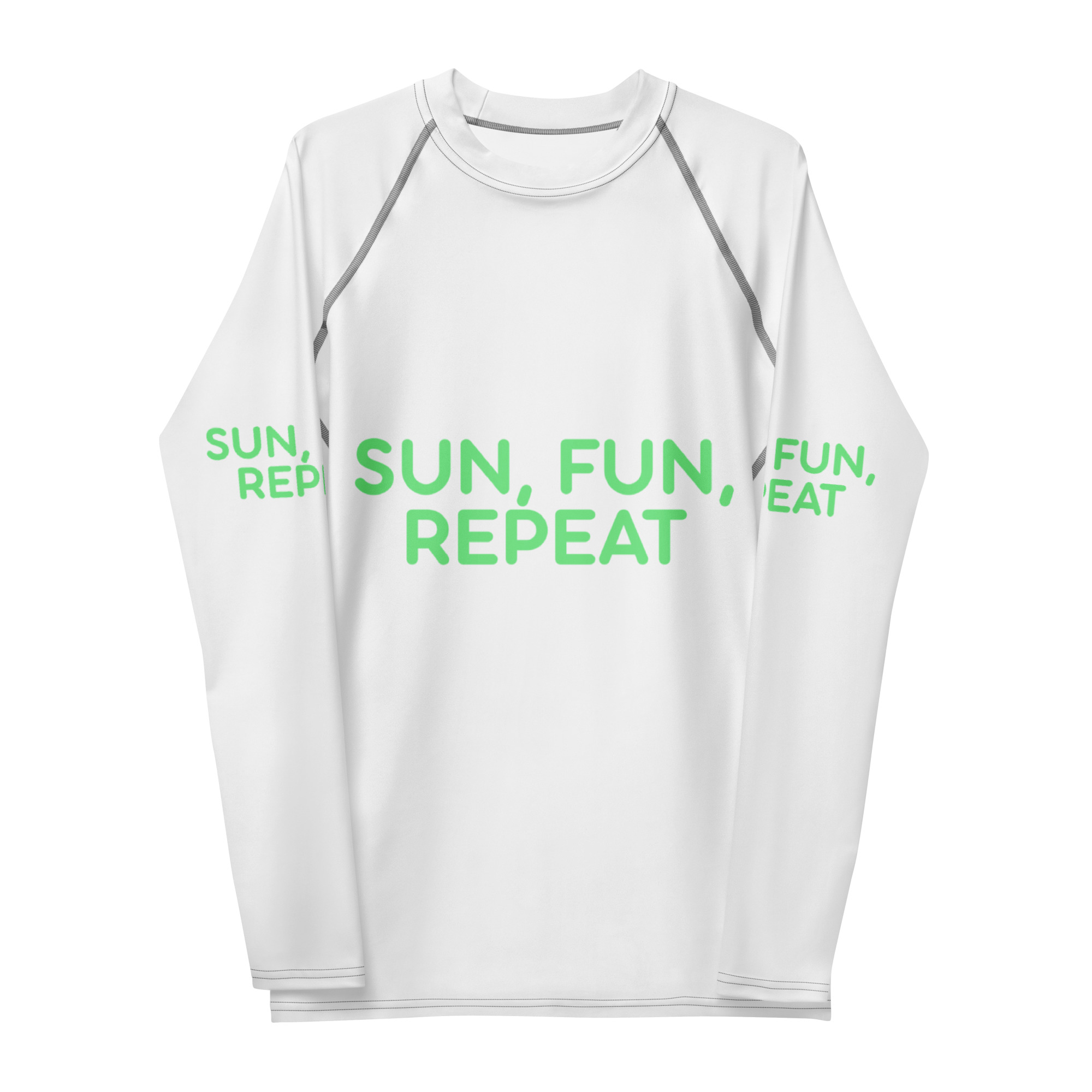 Men's Rash Guard "SUN, FUN, REPEAT" - Image 3