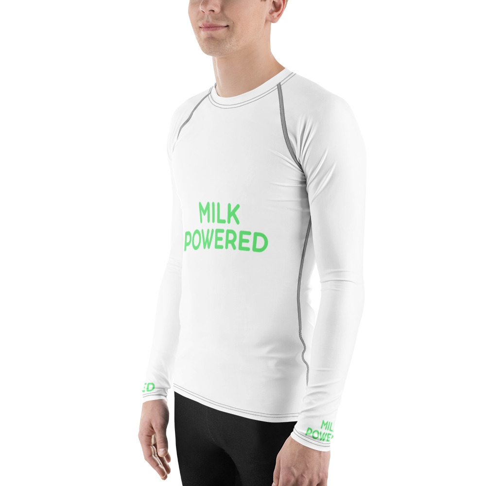 Men's Rash Guard "MILK POWERED" - Image 11