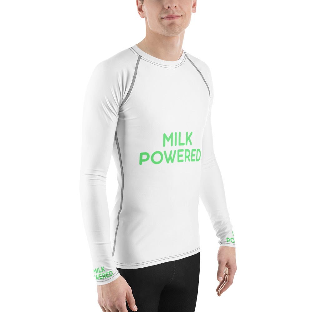 Men's Rash Guard "MILK POWERED" - Image 12