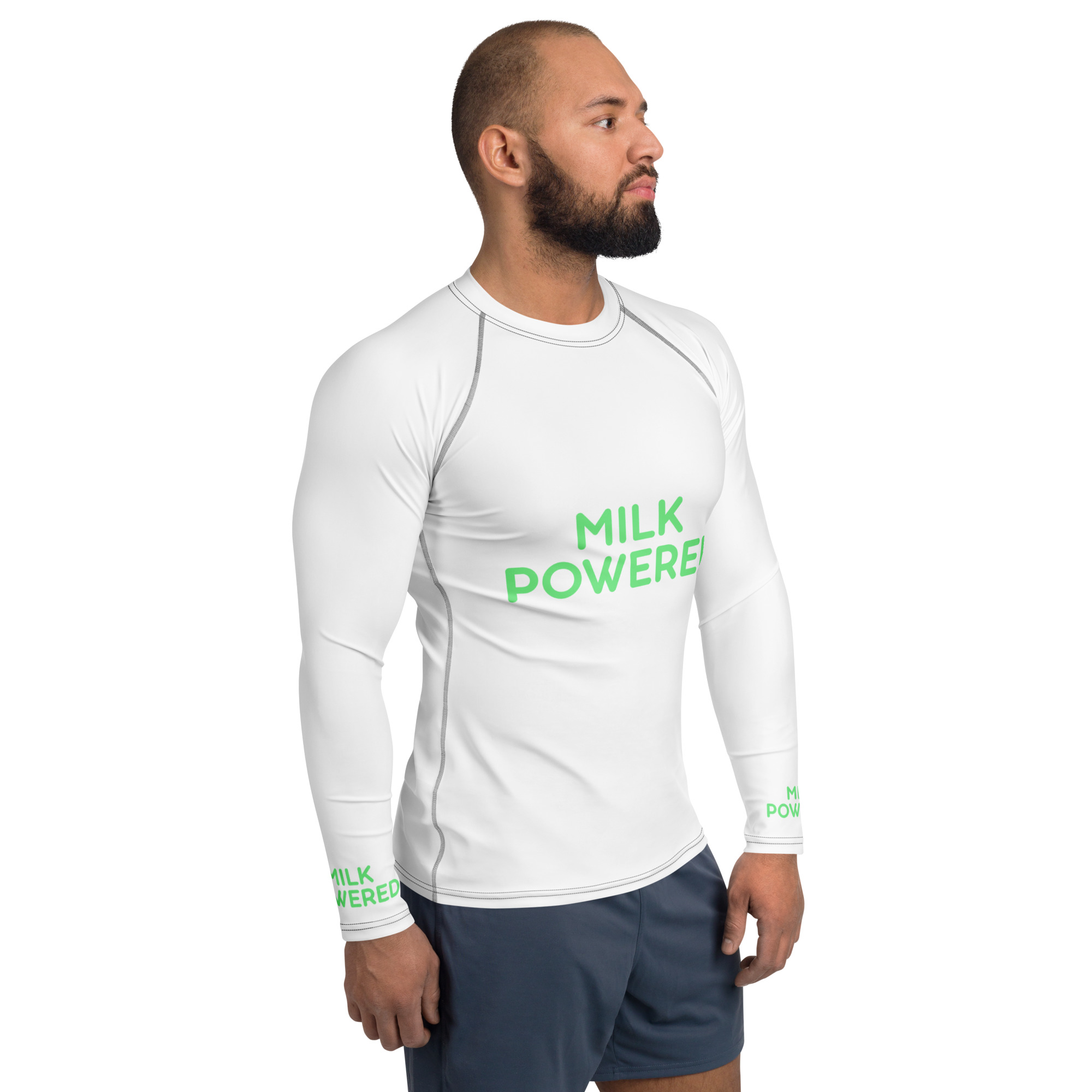 Men's Rash Guard "MILK POWERED" - Image 16