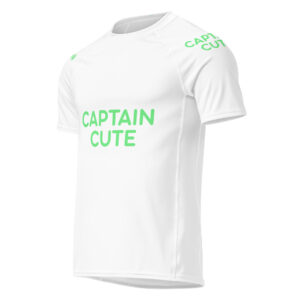 Alternative view of All-over print men’s rash guard "CAPTAIN CUTE"