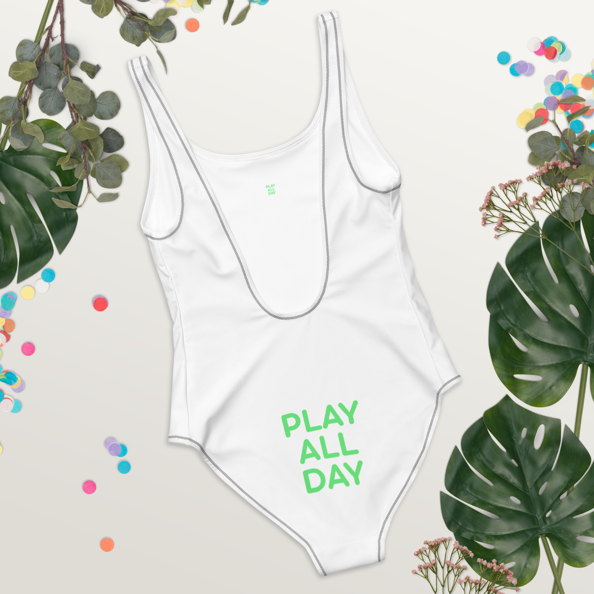 One-Piece Swimsuit "PLAY ALL DAY" - Image 14