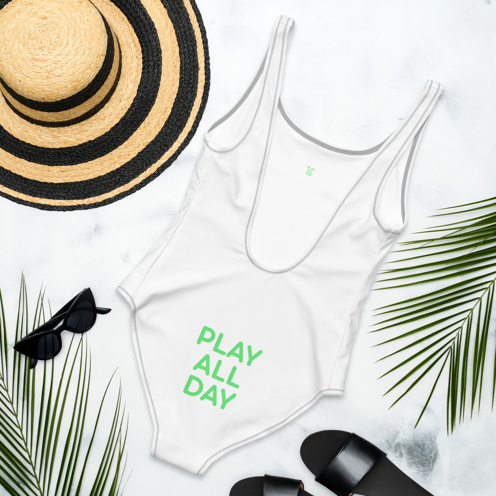 One-Piece Swimsuit "PLAY ALL DAY" - Image 8