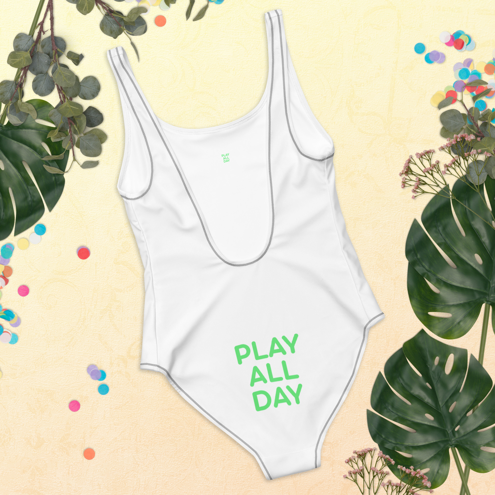 One-Piece Swimsuit "PLAY ALL DAY" - Image 12