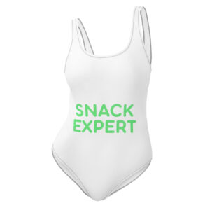 One-Piece Swimsuit "SNACK EXPERT"