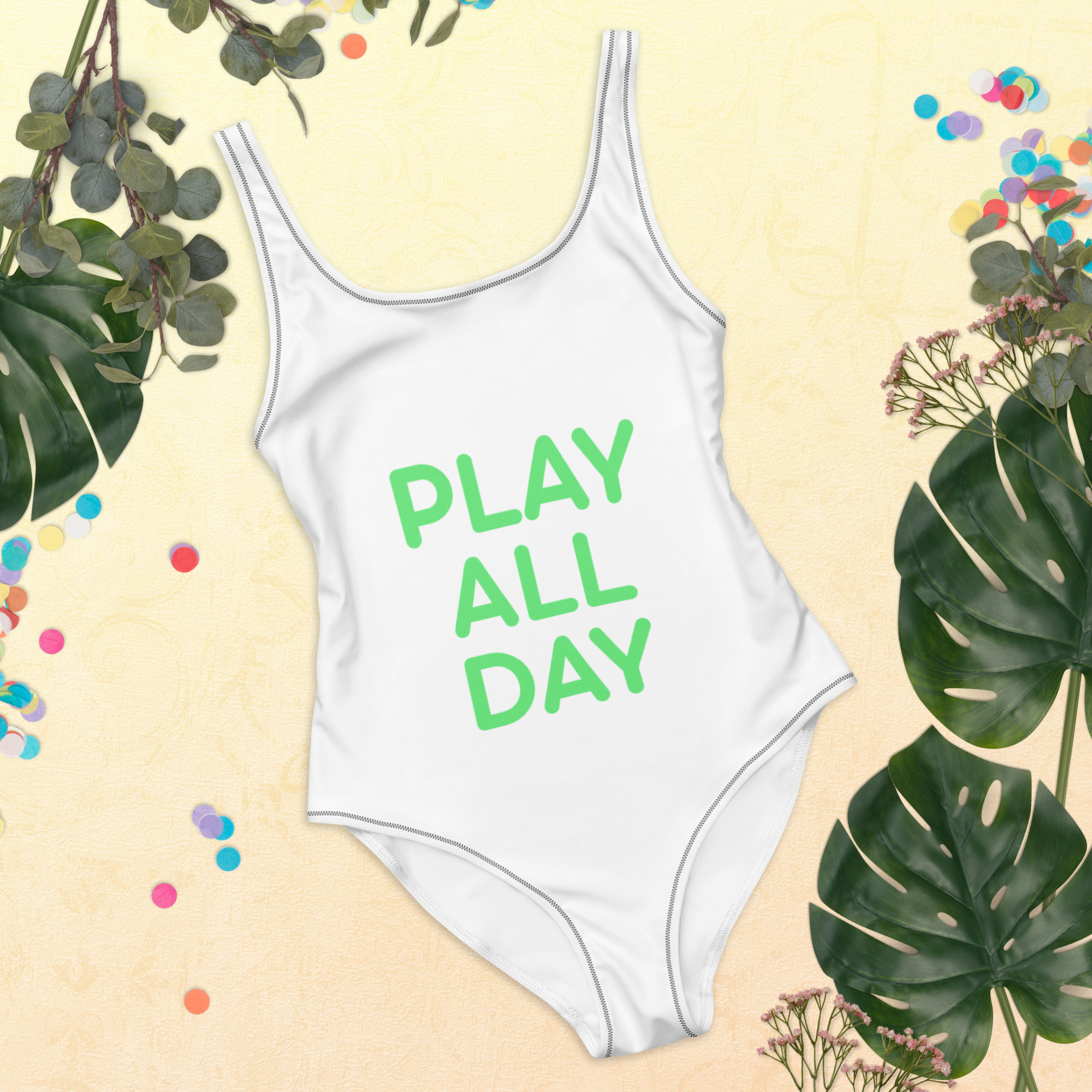 One-Piece Swimsuit "PLAY ALL DAY" - Image 11