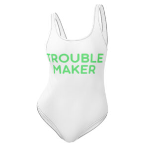 One-Piece Swimsuit "TROUBLE MAKER"