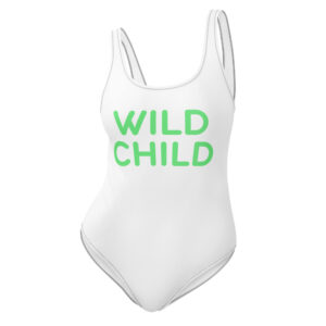 One-Piece Swimsuit "WILD CHILD"