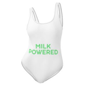 One-Piece Swimsuit "MILK POWERED"