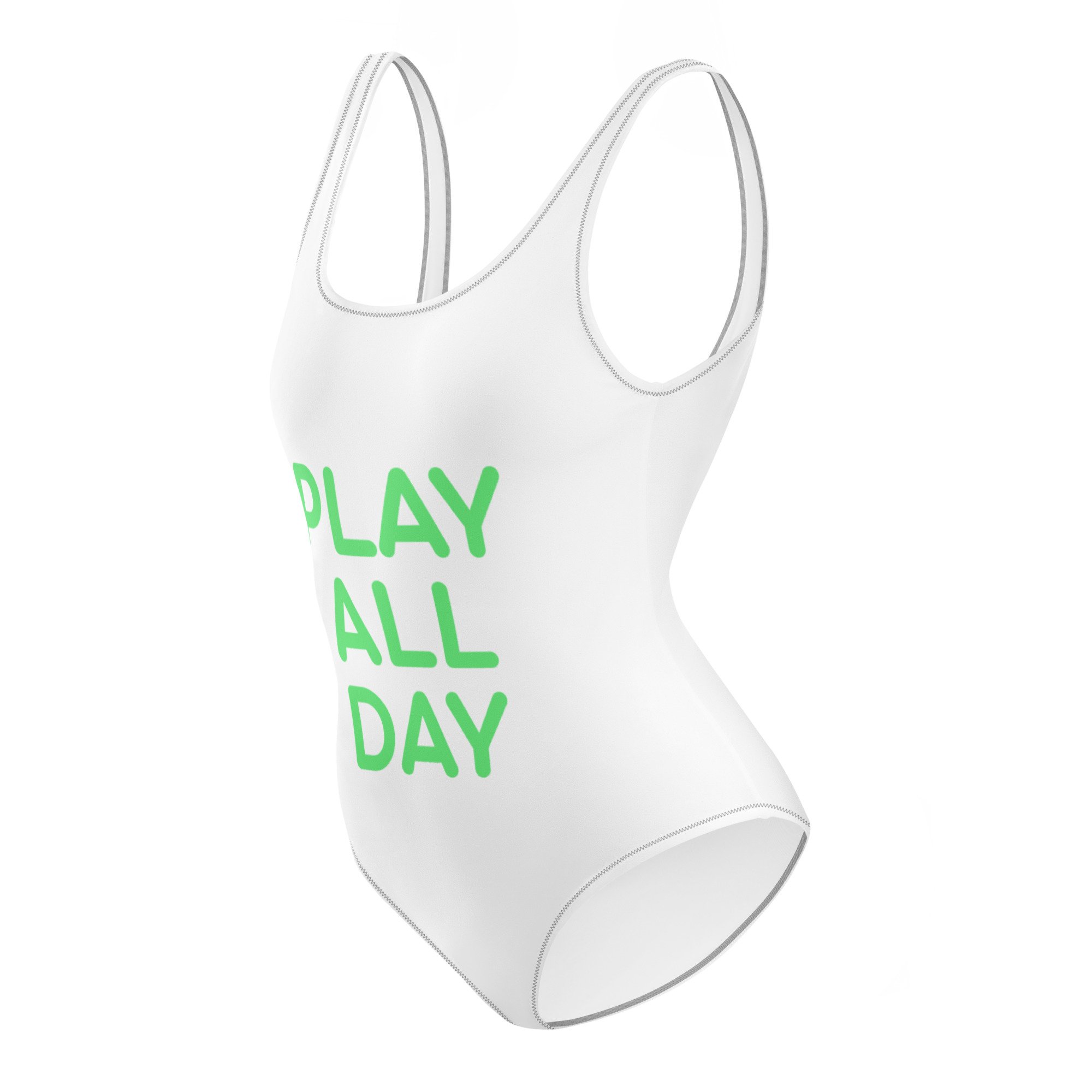One-Piece Swimsuit "PLAY ALL DAY" - Image 3