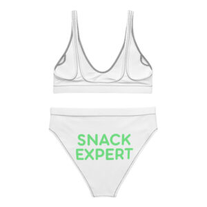 Alternative view of Recycled high-waisted bikini "SNACK EXPERT"