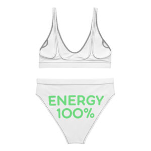 Alternative view of Recycled high-waisted bikini "ENERGY 100%"