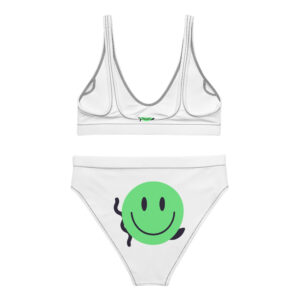 Alternative view of Recycled high-waisted bikini "Happy Vibe"