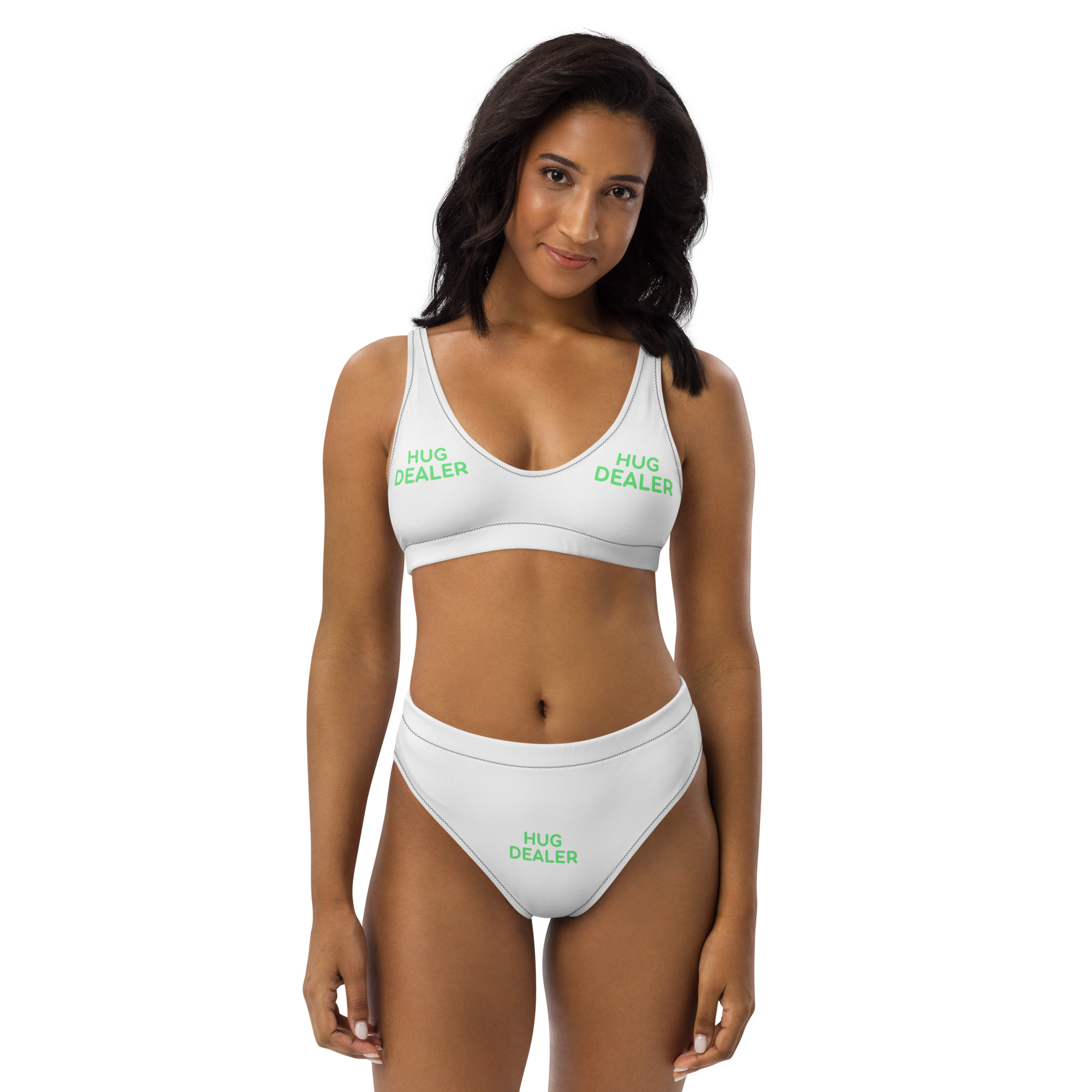 Recycled high-waisted bikini "HUG DEALER" - Image 18