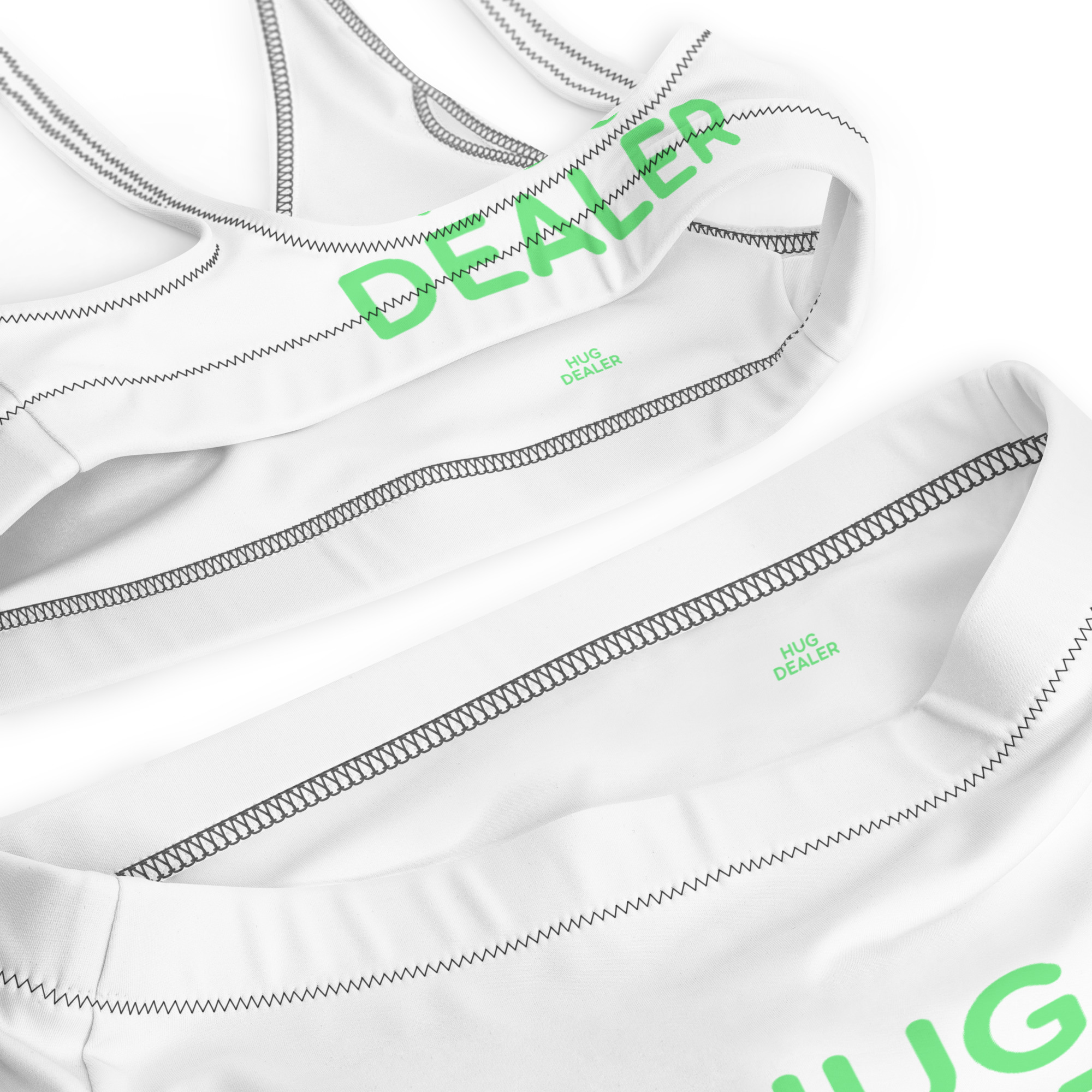 Recycled high-waisted bikini "HUG DEALER" - Image 9