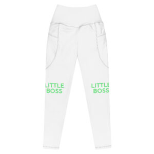 Leggings with pockets "LITTLE BOSS"