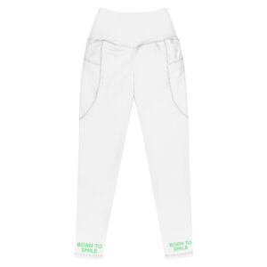 Leggings with pockets "BORN TO SMILE"