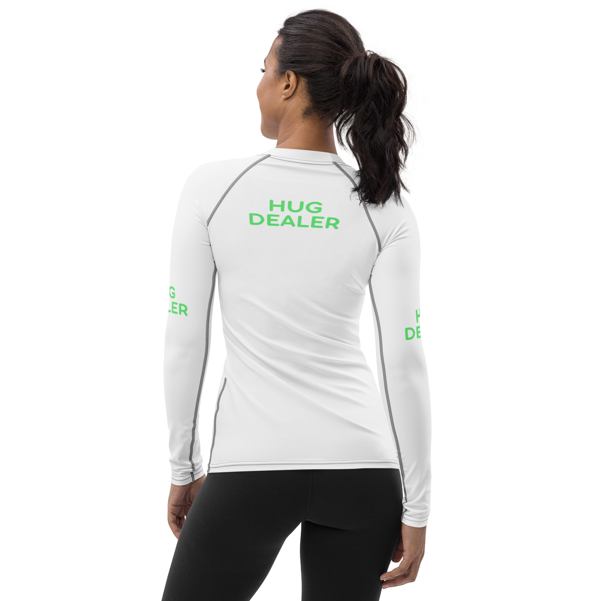 Women's Rash Guard "HUG DEALER" - Image 10