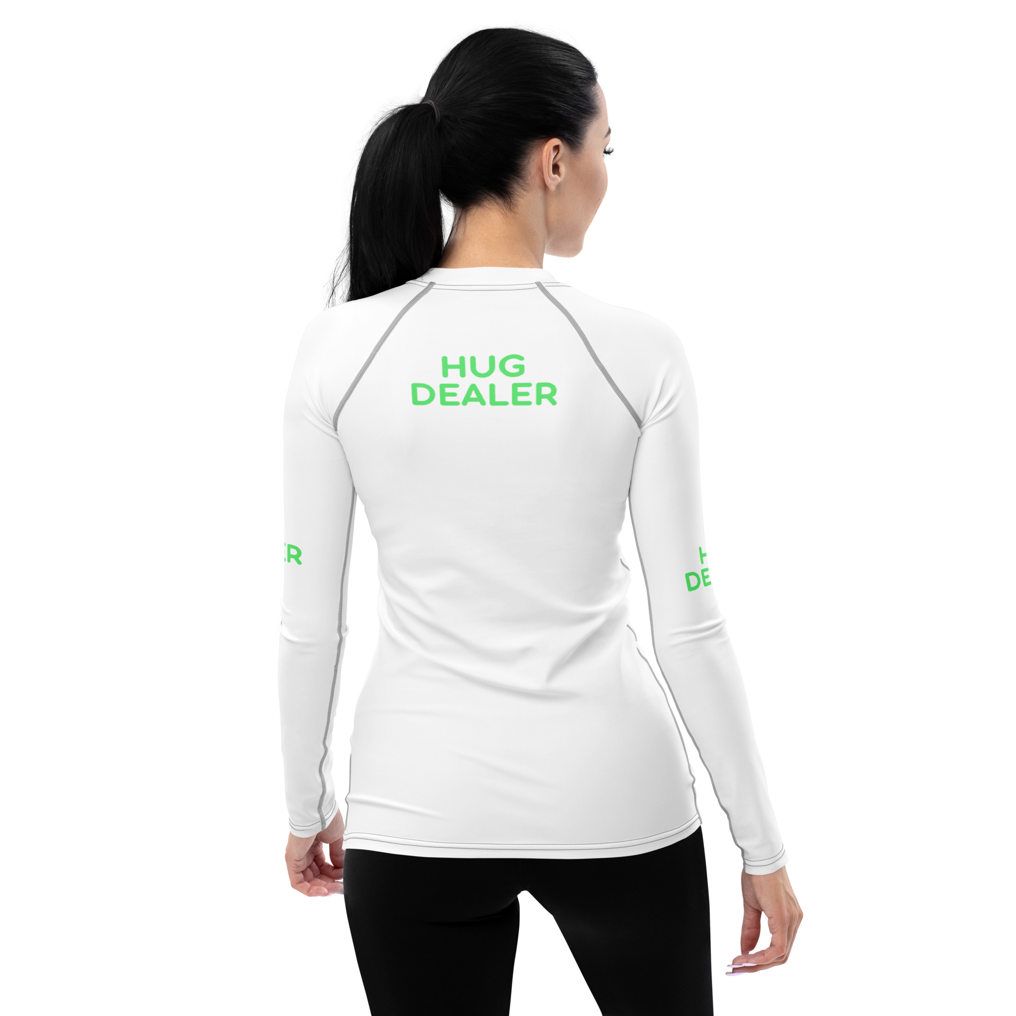 Women's Rash Guard "HUG DEALER" - Image 18