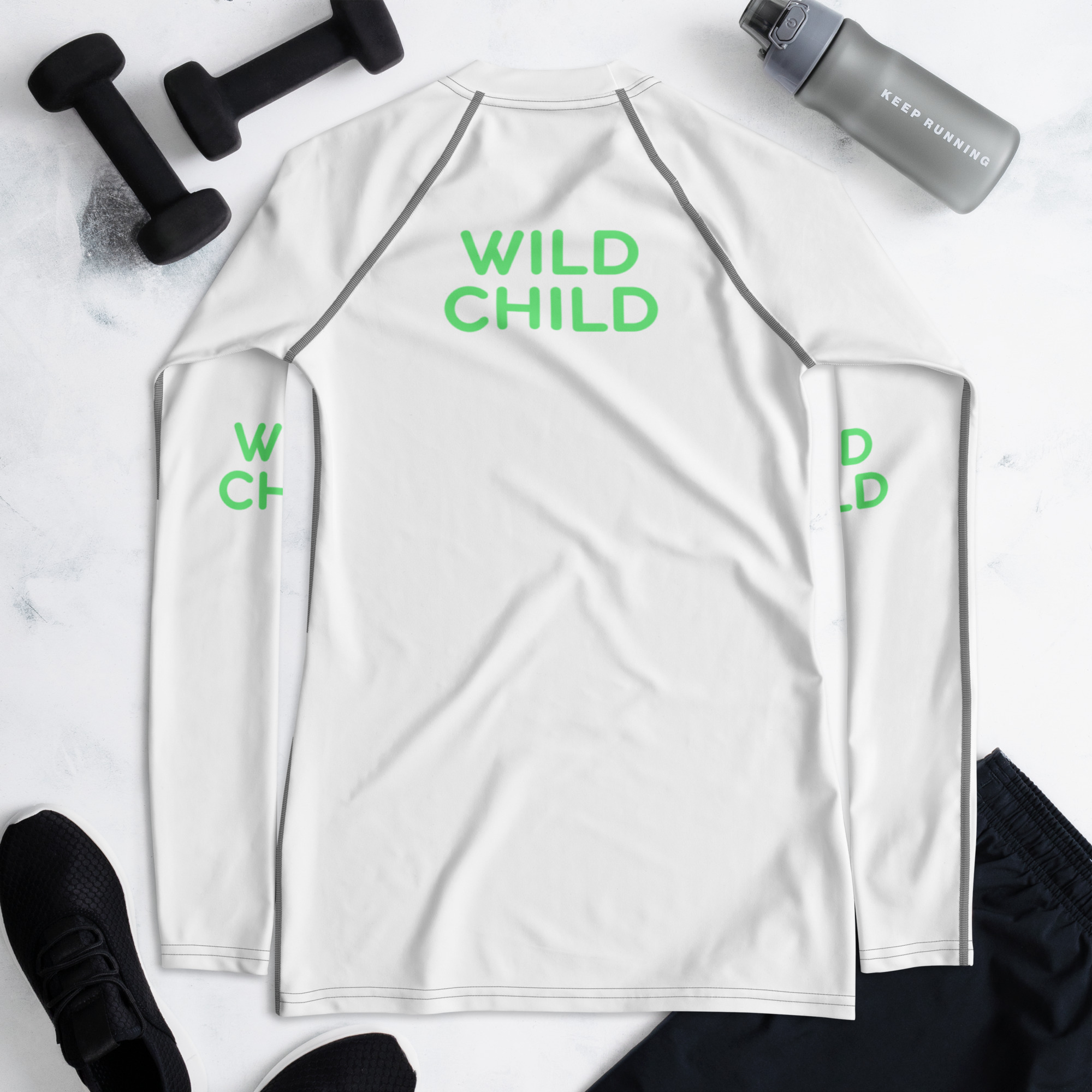Women's Rash Guard "WILD CHILD" - Image 6