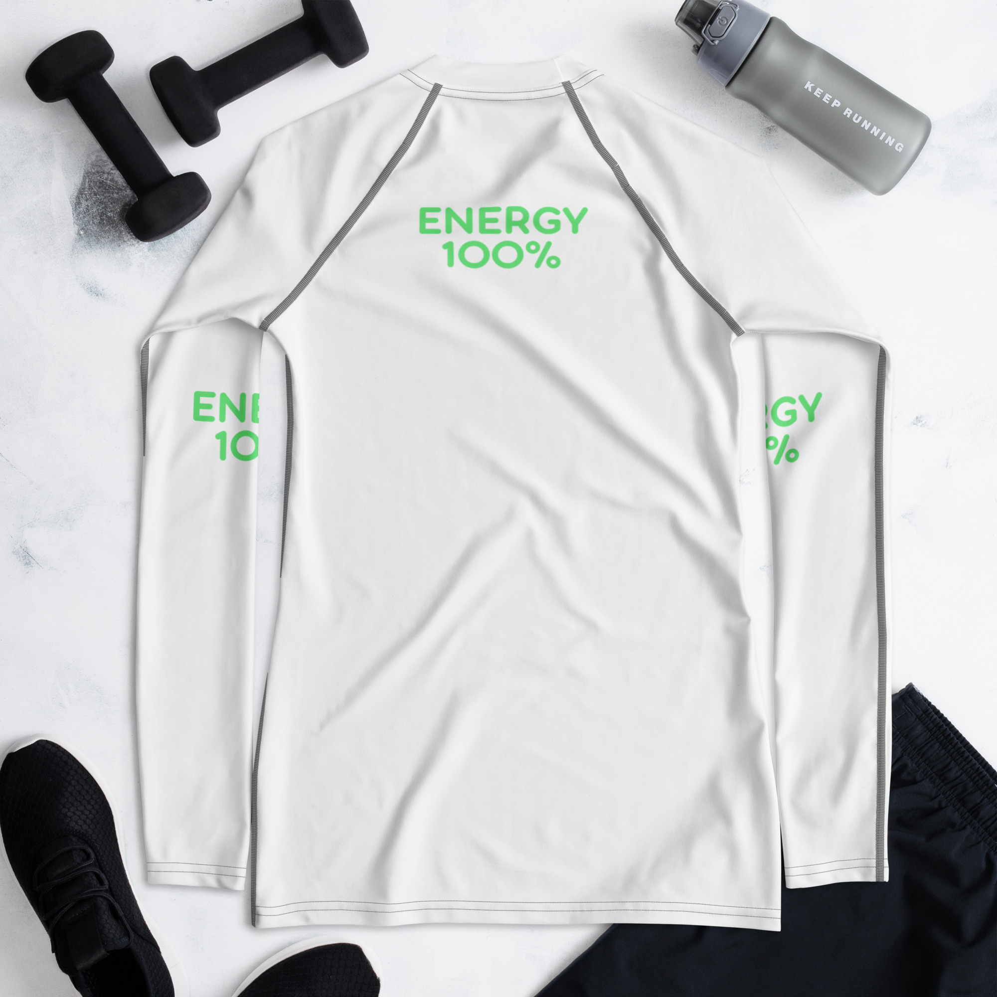 Women's Rash Guard "ENERGY 100%" - Image 6