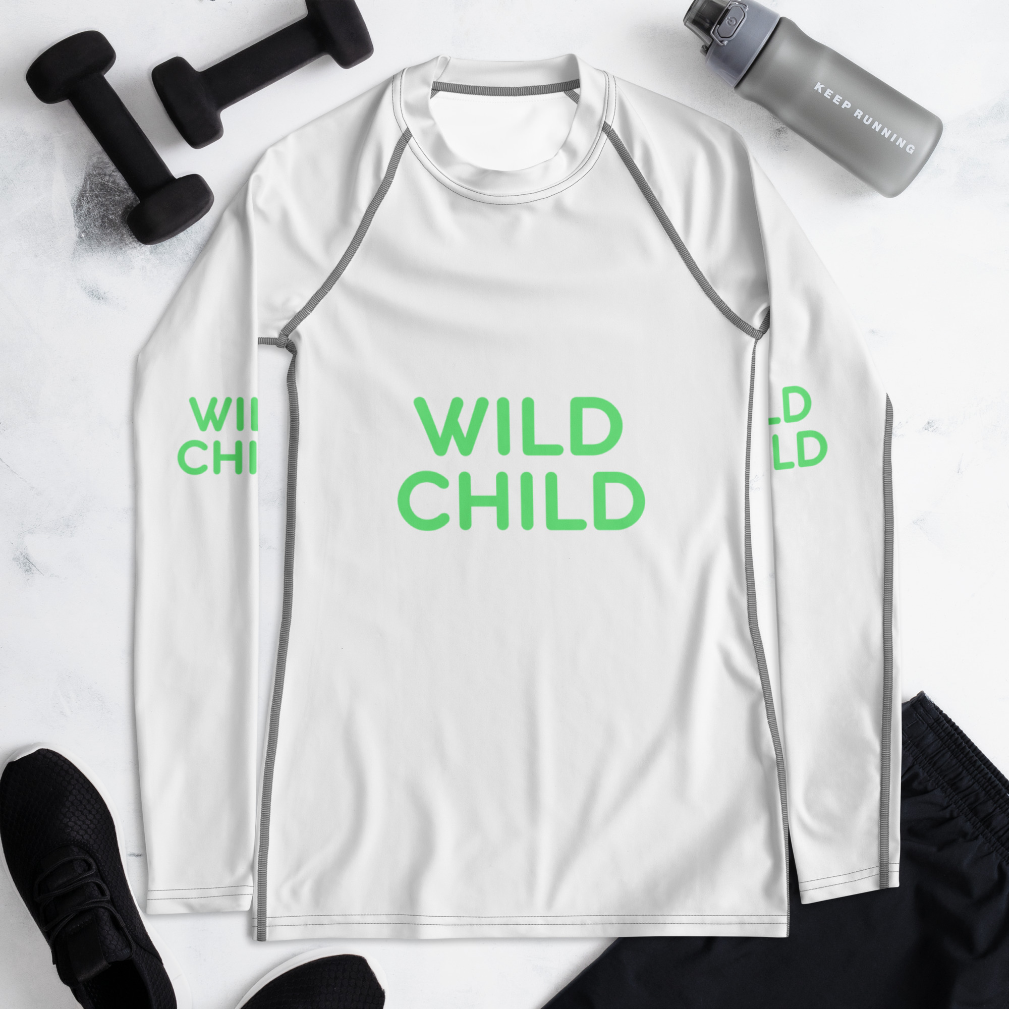 Women's Rash Guard "WILD CHILD" - Image 5