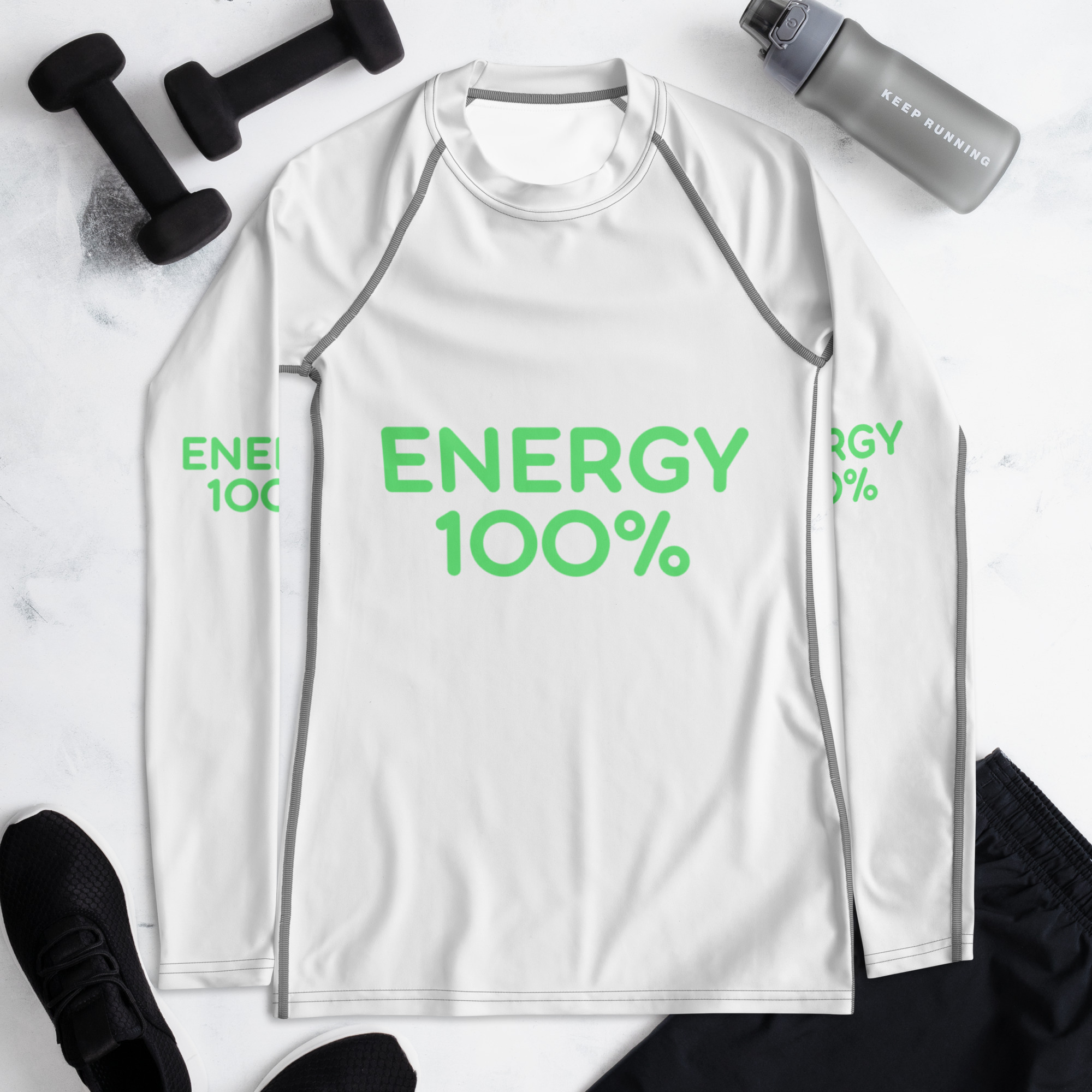 Women's Rash Guard "ENERGY 100%" - Image 5
