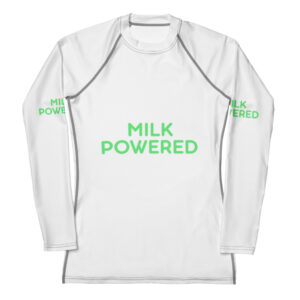 Women's Rash Guard "MILK POWERED"