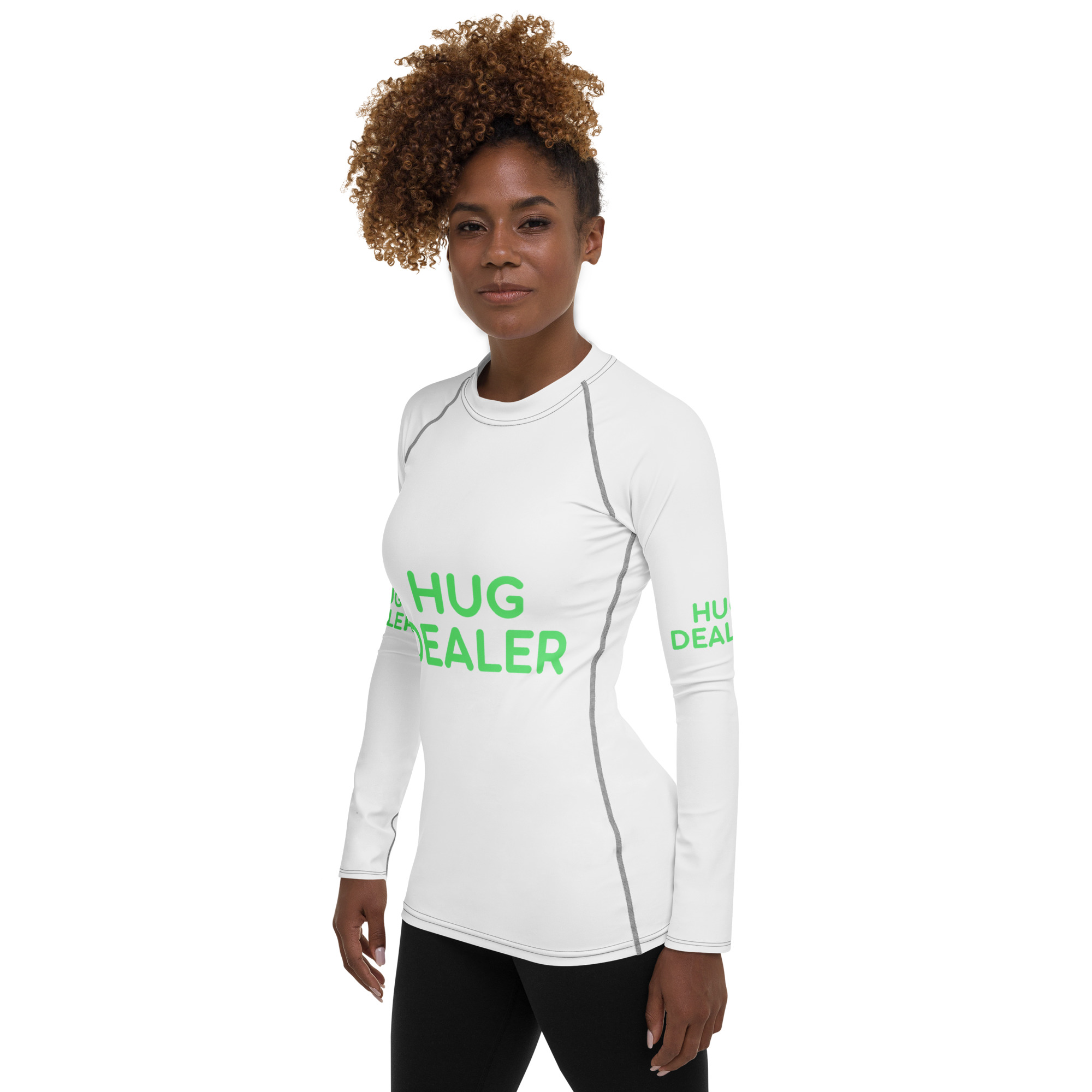 Women's Rash Guard "HUG DEALER" - Image 15