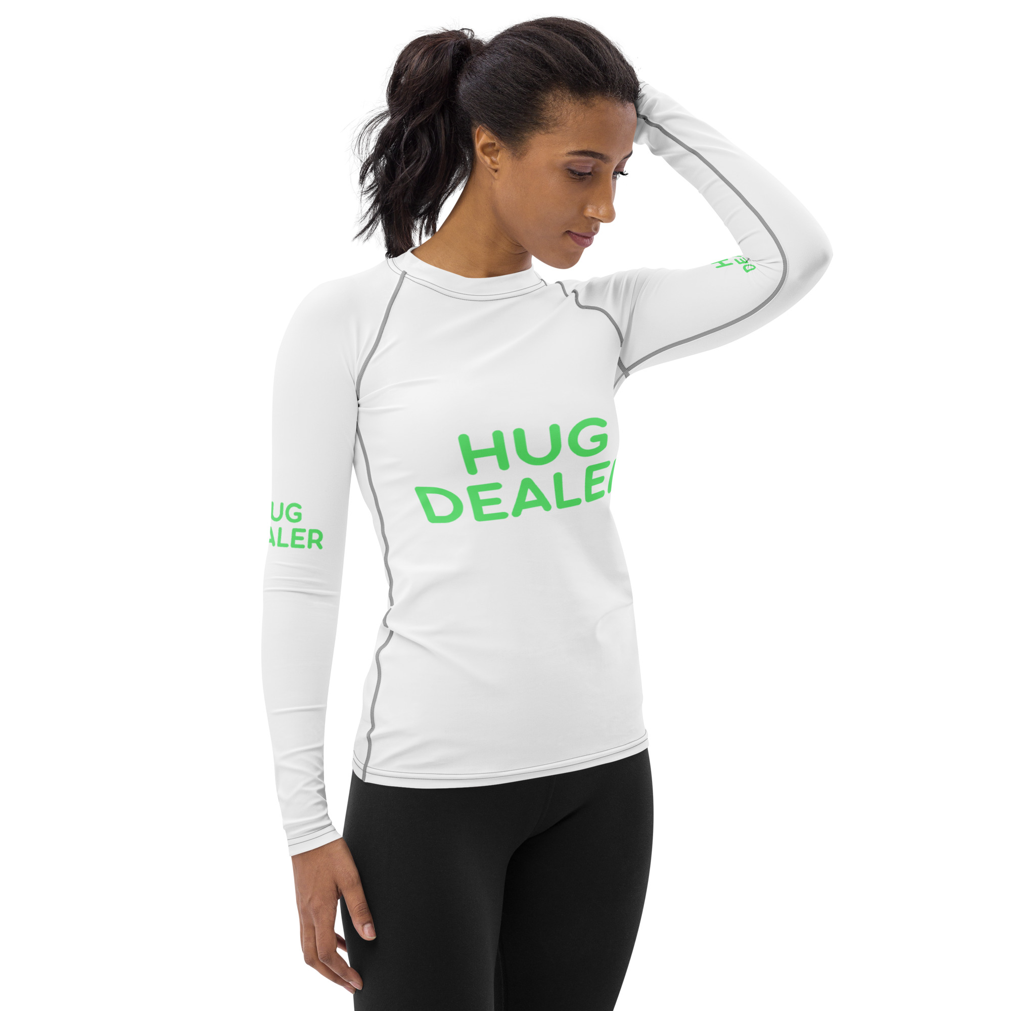 Women's Rash Guard "HUG DEALER" - Image 12