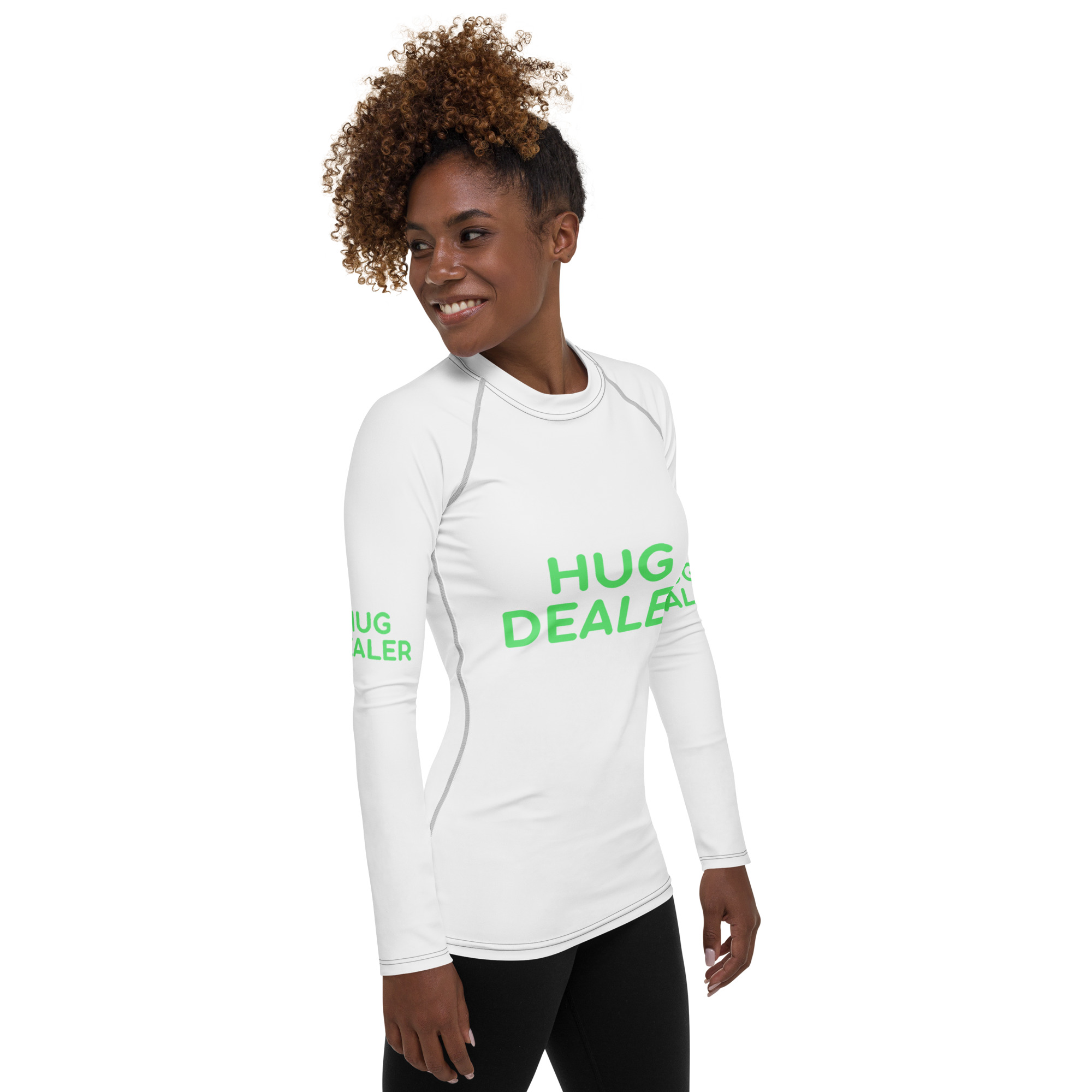 Women's Rash Guard "HUG DEALER" - Image 16