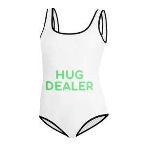 Alternative view of All-Over Print Youth Swimsuit "HUG DEALER"