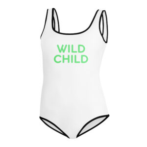 All-Over Print Youth Swimsuit "WILD CHILD"