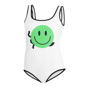 All-Over Print Youth Swimsuit "Happy Vibe"