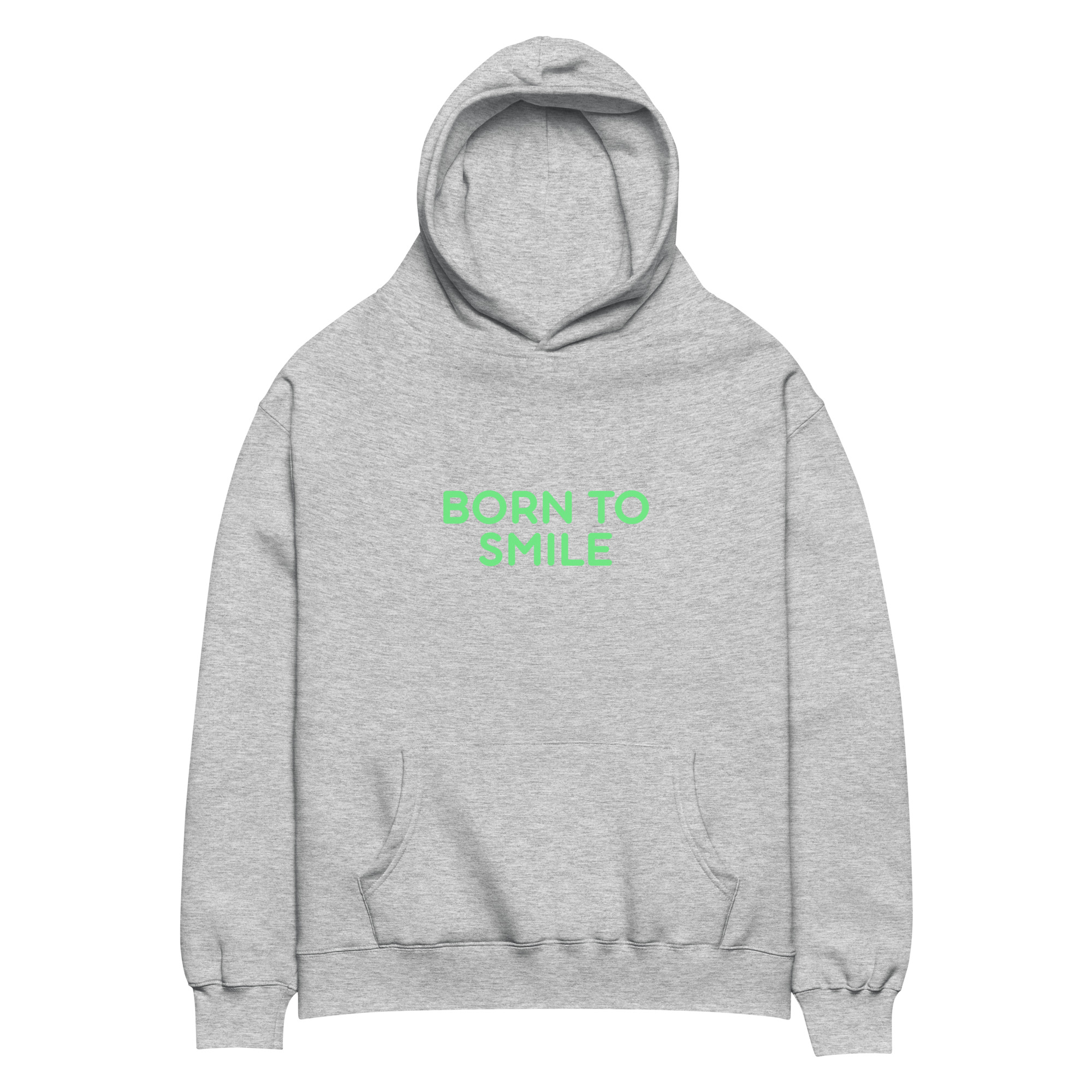 Unisex oversized hoodie "BORN TO SMILE" - Image 8