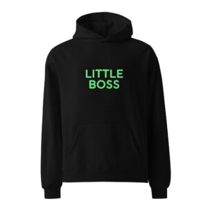 Unisex oversized hoodie "LITTLE BOSS"