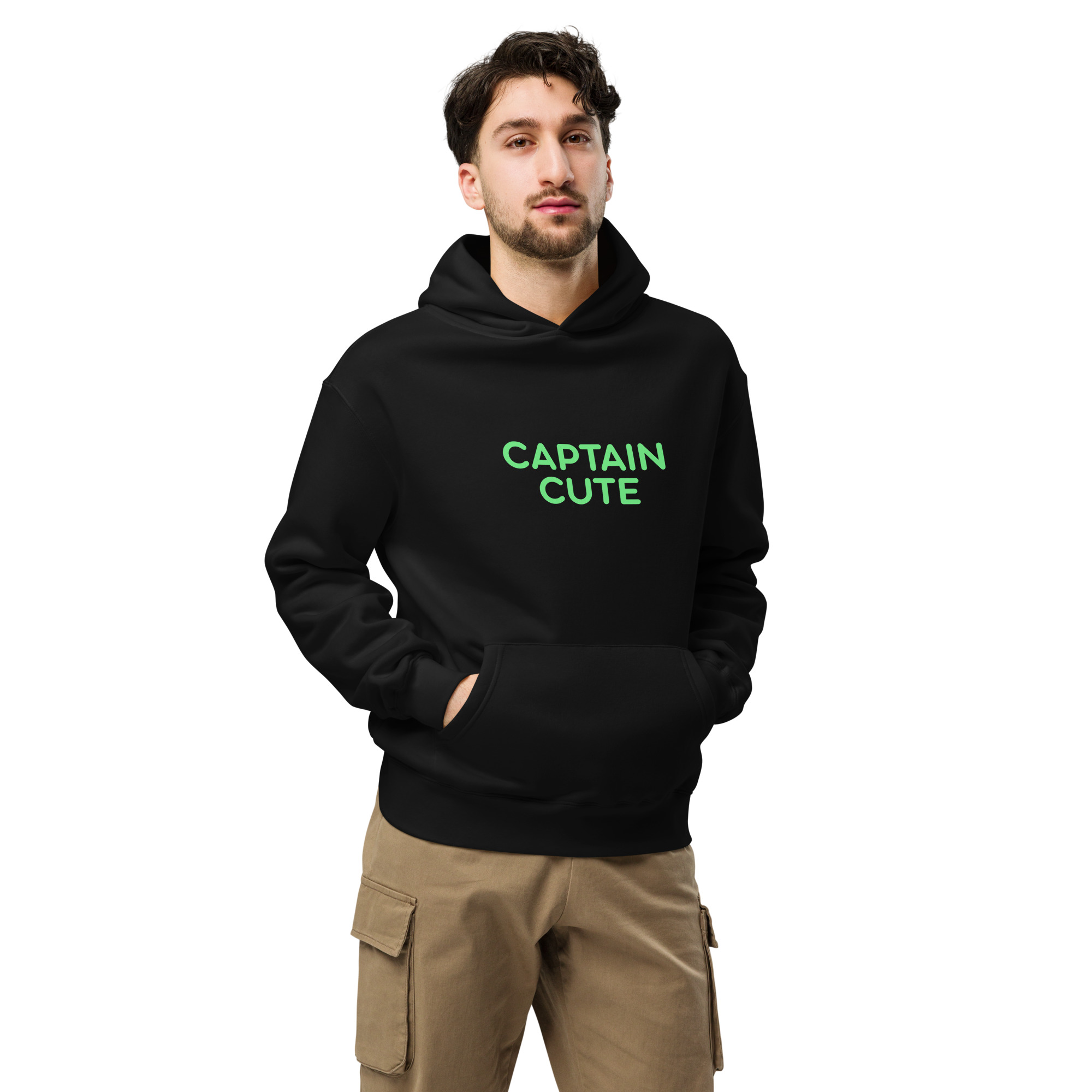 Unisex oversized hoodie "CAPTAIN CUTE" - Image 9