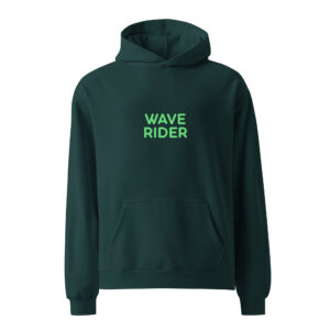 Alternative view of Unisex oversized hoodie "WAVE RIDER"