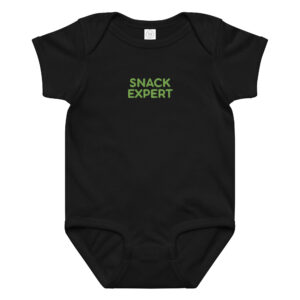 Alternative view of Baby jersey bodysuit "SNACK EXPERT"
