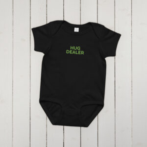 Alternative view of Baby jersey bodysuit "HUG DEALER"