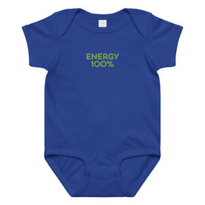 Baby jersey bodysuit "ENERGY 100%"