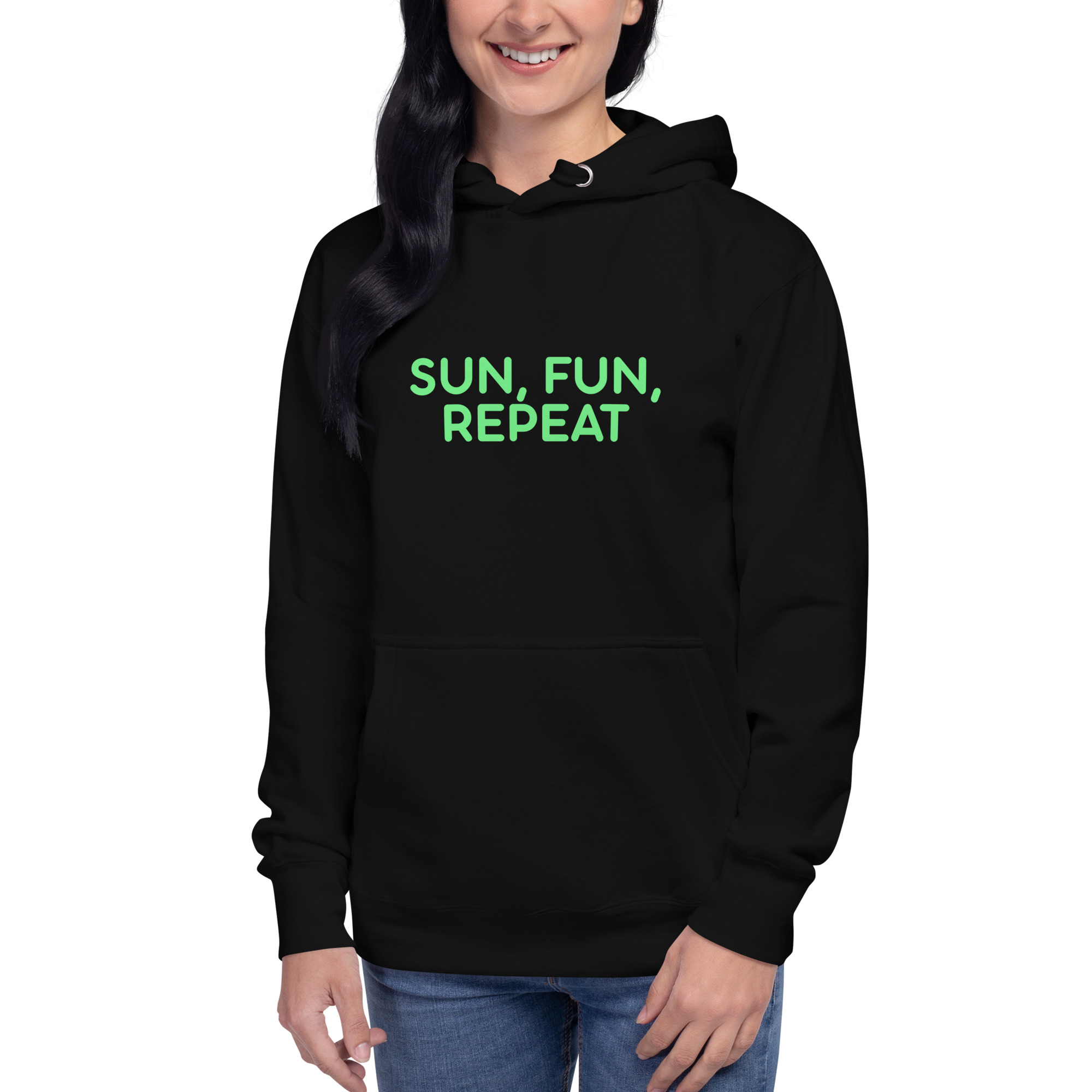 Unisex Hoodie "SUN, FUN, REPEAT" - Image 25