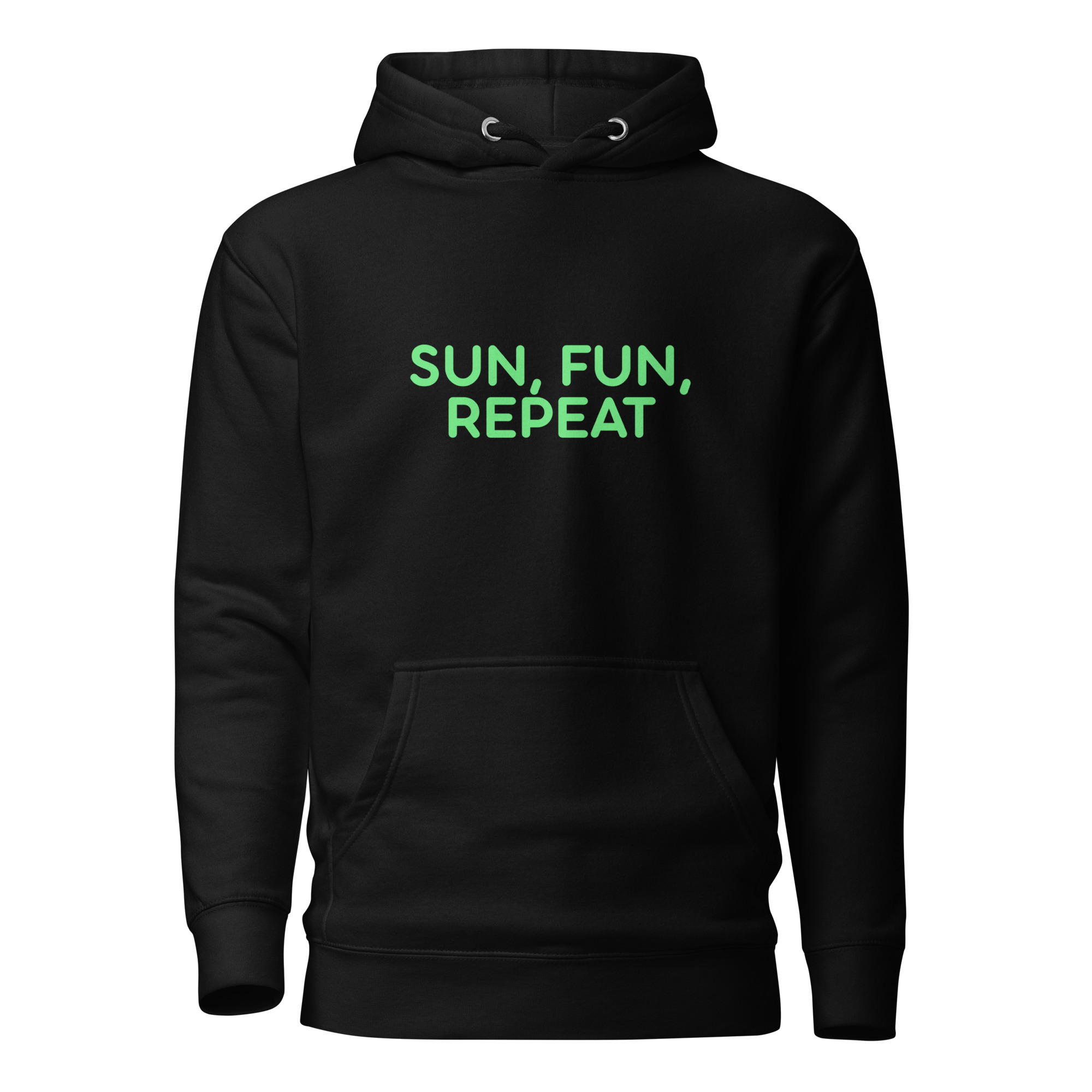 Unisex Hoodie "SUN, FUN, REPEAT" - Image 2