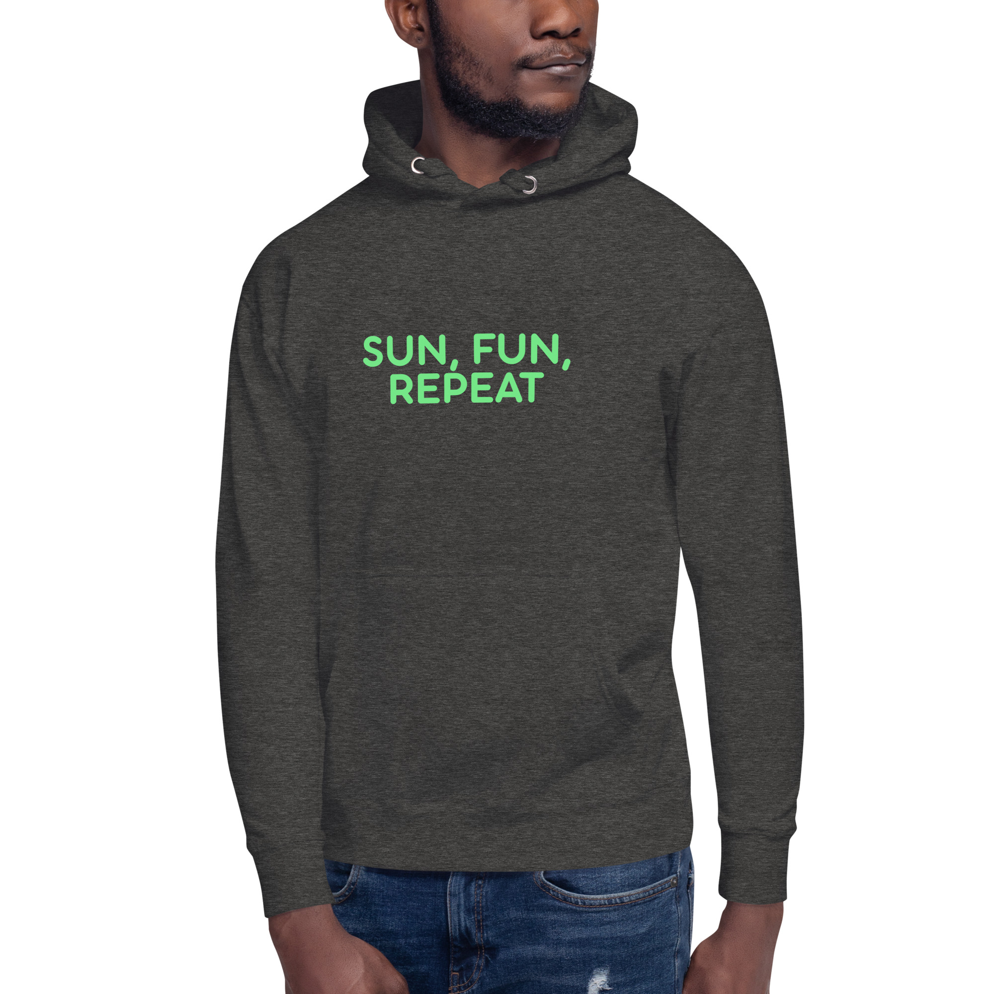 Unisex Hoodie "SUN, FUN, REPEAT" - Image 16