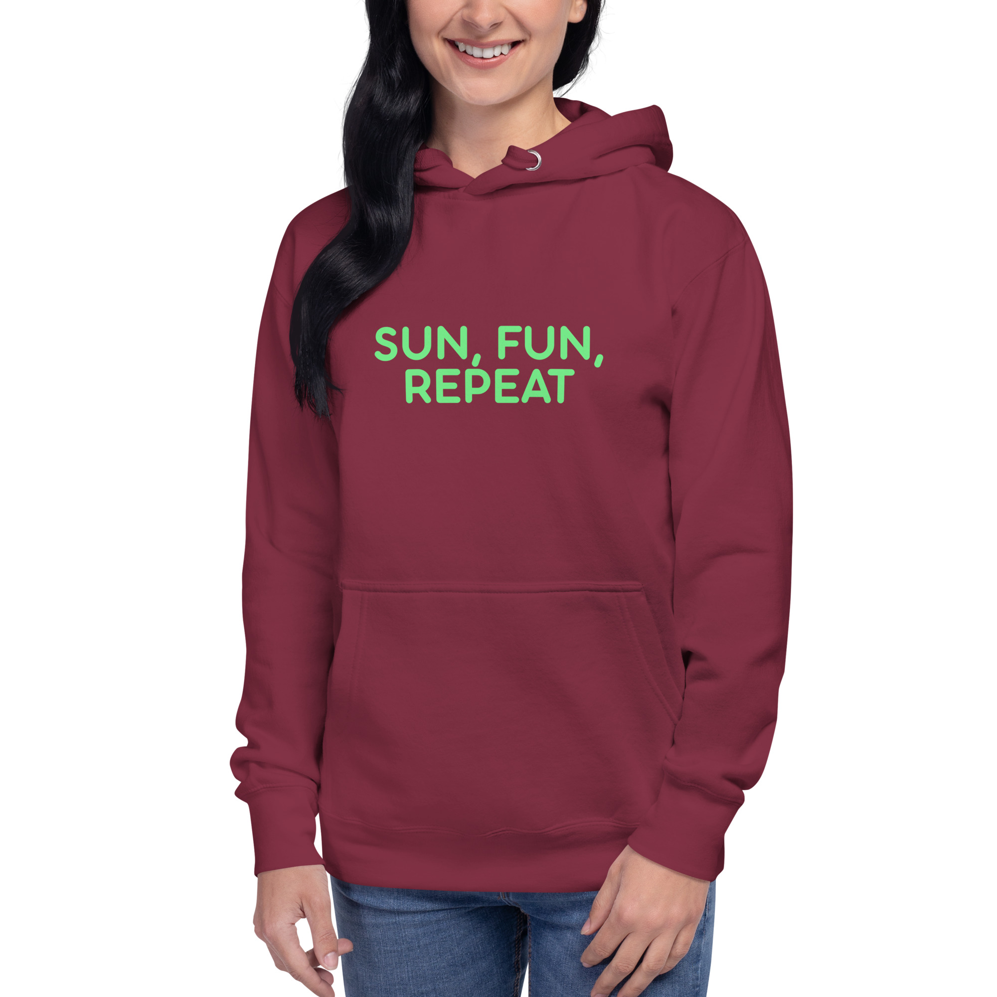 Unisex Hoodie "SUN, FUN, REPEAT" - Image 27